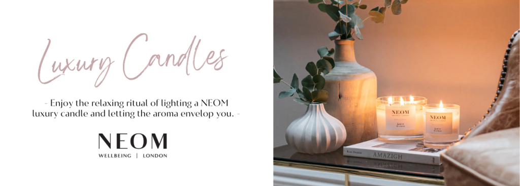 Sue Shields Spa - Web Banner NEOM Neom Luxury Candles